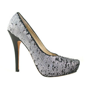 JEAN-MICHEL CAZABAT Zilla Sequin Platform Pumps 39